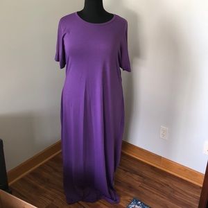 LuLaRoe purple Ana dress 3XL